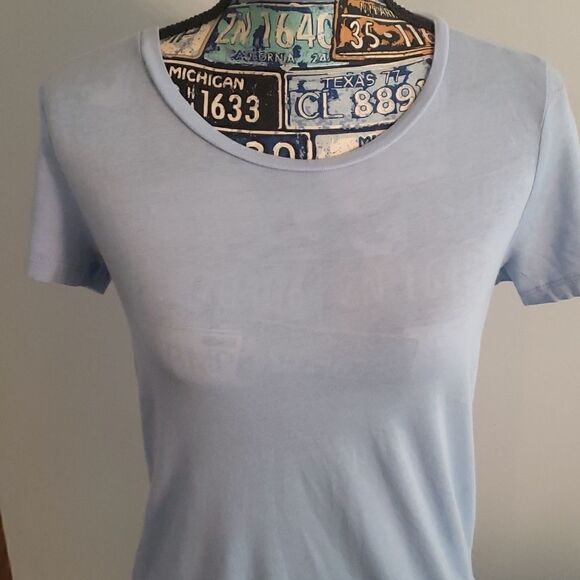 J.Crew Blue tshirt. Short sleeve. Super Comfy. - Picture 2 of 5